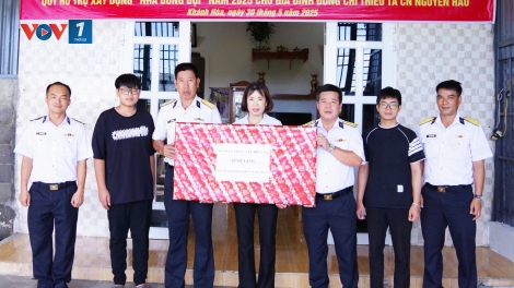 Lữ đoàn 685, Vùng 4 Hải quân bàn giao “Nhà đồng đội”