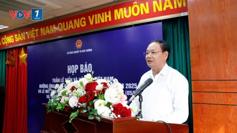 Bộ Nông nghiệp và Môi trường họp báo Tuần lễ Biển và Hải đảo Việt Nam và Ngày môi trường thế giới