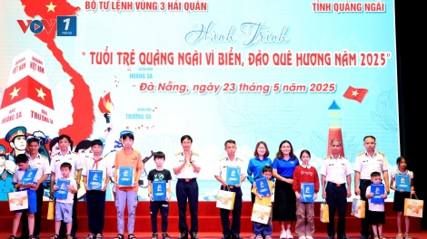 Tuổi trẻ Quảng Ngãi vì biển, đảo quê hương