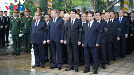 Cử hành trọng thể Lễ viếng nguyên Chủ tịch nước Trần Đức Lương