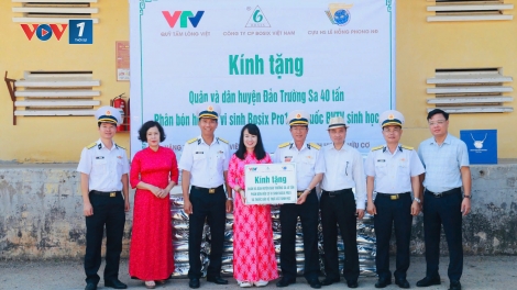 Vùng 4 Hải quân tiếp nhận Chương trình “Xanh hoá Trường Sa”