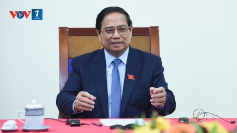 Thủ tướng Phạm Minh Chính điện đàm với Thủ tướng Singapore