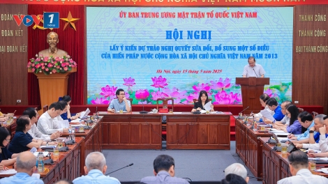 MTTQVN: Lan tỏa tinh thần tham gia sửa đổi Hiến pháp tới các hội viên, đoàn viên và Nhân dâ