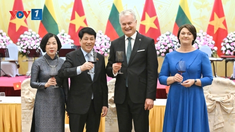 Thời sự 21h30 12/6/2025: Chủ tịch nước Lương Cường chủ trì chiêu đãi chính thức Tổng thống Litva