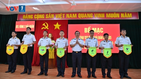 Vùng 2 Hải quân Bế mạc Hội thao thể dục, thể thao năm 2025