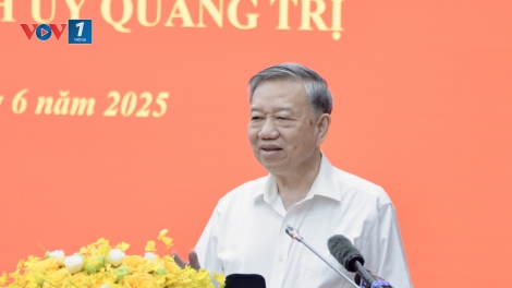 Tổng Bí thư Tô Lâm: Phải xác định rõ các trục phát triển: ven biển – cảng biển – đô thị