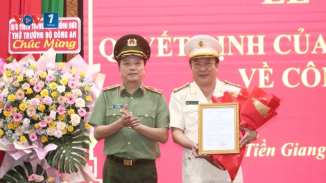 Đại tá Lâm Phước Nguyên được bổ nhiệm làm Giám đốc công an tỉnh Tiền Giang