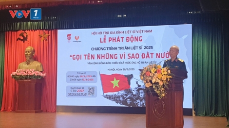 Phát động chương trình “Tri ân liệt sĩ - 2025” qua tài khoản 2707