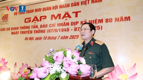 Gặp mặt báo chí nhân kỷ niệm 80 năm Ngày truyền thống Bộ Tổng Tham mưu