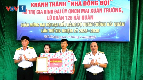 Lữ đoàn Đặc công Hải quân 126 khánh thành và bàn giao Nhà đồng đội