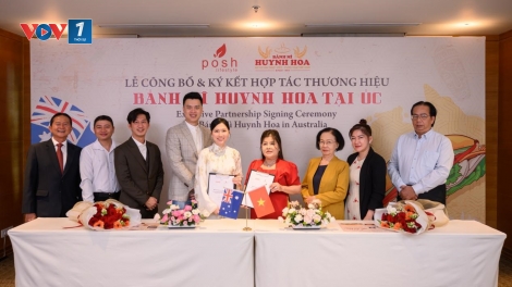 Bánh mì Huynh Hoa ký kết hợp tác mở rộng sang Úc, hướng tới thị trường quốc tế