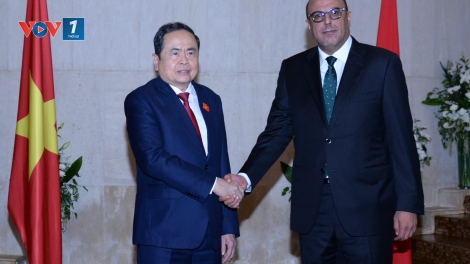 Chủ tịch Quốc hội Trần Thanh Mẫn hội kiến Chủ tịch Thượng viện Morocc