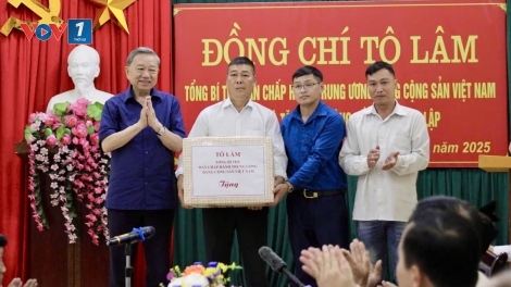 Tổng Bí thư Tô Lâm làm việc với chính quyền xã vùng biên giới tỉnh Điện Biên