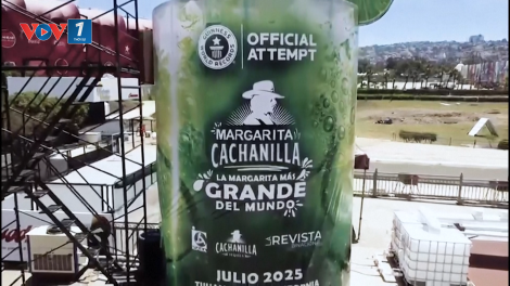 Thành phố Tijuana (Mexico) lập kỷ lục Guinness với ly Margarita lớn nhất thế giới