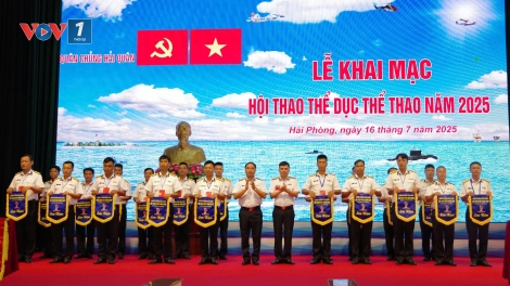 Quân chủng Hải quân khai mạc Hội thao thể dục thể thao năm 2025