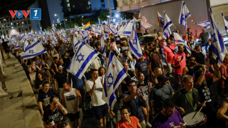 Người Israel tiếp tục biểu tình kêu gọi ngừng bắn ở Gaza