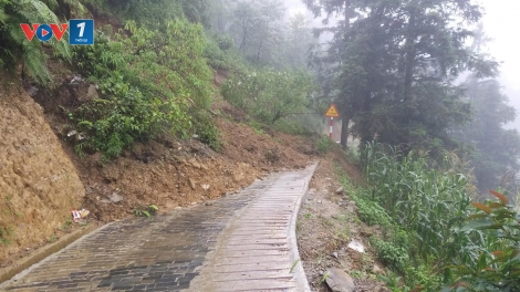 Mưa lũ gây thiệt hại tại Lào Cai