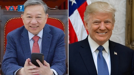 Tổng Bí thư Tô Lâm và Tổng thống Hoa Kỳ Donald Trump điện đàm