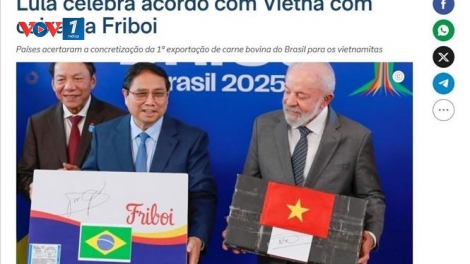 Truyền thông Brazil đưa tin đậm nét hoạt động của Thủ tướng Phạm Minh Chính tại Rio de Janeiro