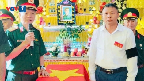 Truy điệu và an táng liệt sĩ Phan Thành tại quê nhà