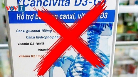 Bộ Y tế thu hồi 2 lô thực phẩm bảo vệ sức khoẻ CANCIVITA D3-GT của Công ty Hương Hoàng