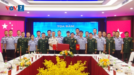 Tọa đàm Hữu nghị giữa cụm 12 đồn Biên phòng Việt Nam và Chi đội Q biên giới Bách Sắc TQ