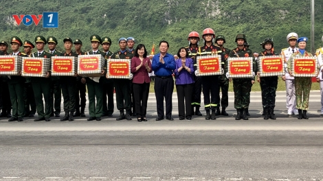 Lãnh đạo Ban chỉ đạo Trung ương dự hợp luyện động viên lực lượng tham gia diễu binh, diễu hành