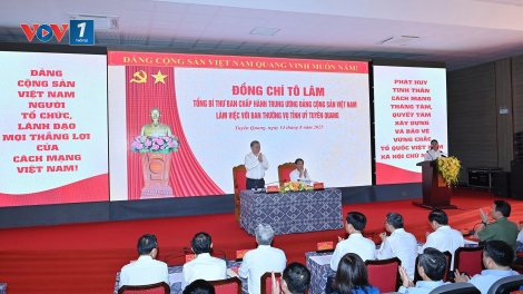 Thời sự 18h 14/8/2025: Tổng Bí thư Tô Lâm làm việc với Ban Thường vụ tỉnh ủy Tuyên Quang