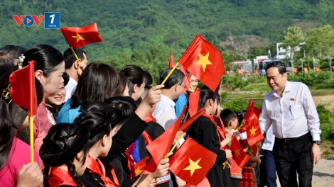 Chủ tịch Quốc hội dự Lễ khánh thành công trình Nhà tưởng niệm Chủ tịch Tôn Đức Thắng tại Tuyên Quang
