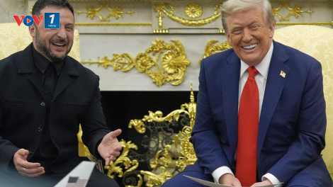 Ông Trump khen bộ vest của ông Zelensky
