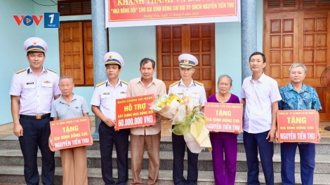 Vùng 2 Hải quân bàn giao “Nhà đồng đội” dịp Quốc khánh 2/9