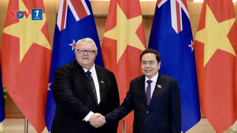 Chủ tịch Quốc hội Trần Thanh Mẫn hội đàm Chủ tịch Quốc hội New Zealand
