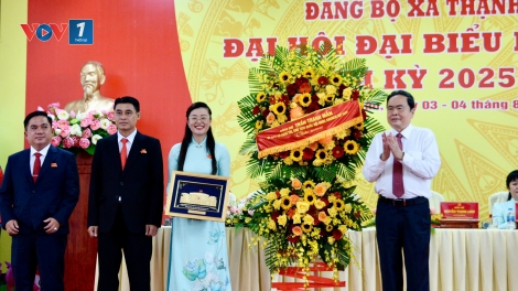Chủ tịch Quốc hội Trần Thanh Mẫn dự Đại hội đại biểu Đảng bộ xã Thạnh Xuân, thành phố Cần Thơ