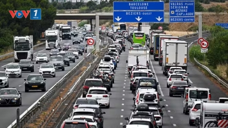 Giao thông tại Pháp: hơn 500 km ùn tắc được ghi nhận vào ngày đầu của kỳ nghỉ hè