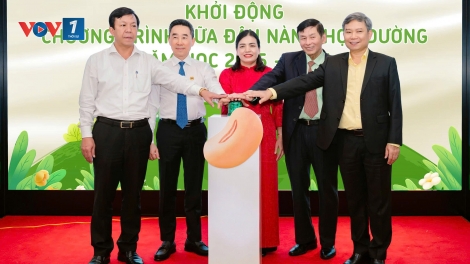 Chương trình “Sữa đậu nành học đường”: Trao dinh dưỡng lành, gieo mầm tương lai xanh