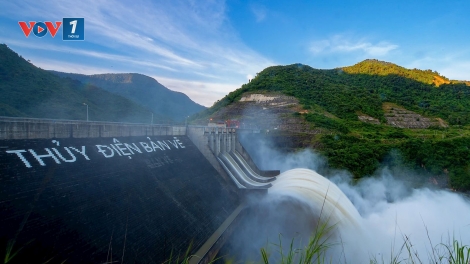 Thủy điện Bản Vẽ chủ động cắt giảm lũ, bảo vệ an toàn hạ du trước ảnh hưởng của bão số 5