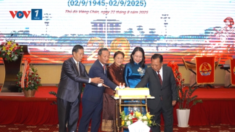 Đại sứ quán Việt Nam tại Lào kỷ niệm 80 năm Quốc khánh Việt Nam