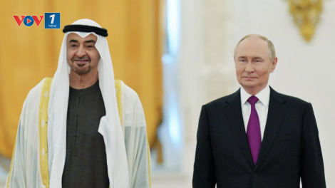 Tổng thống Nga Vladimir Putin hội đàm với Tổng thống Các Tiểu vương quốc Ả Rập Thống nhất