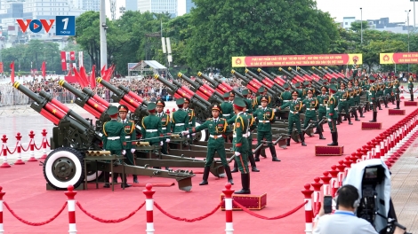 Diễu binh, diễu hành trong lễ tổng duyệt, để lại ấn tượng trong lòng nhân dân