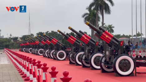 Dàn pháo lễ sẵn sàng cho đại lễ 80 năm Quốc khánh 2/9