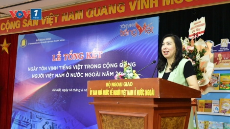 Tổng kết Ngày Tôn vinh tiếng Việt 2025 kết nối trực tuyến với 33 điểm cầu trên thế giới
