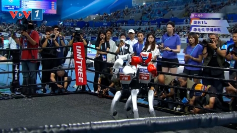 Các màn trình diễn "đỉnh cao" của vận động viên Đại hội Thể thao Robot hình người Thế giới
