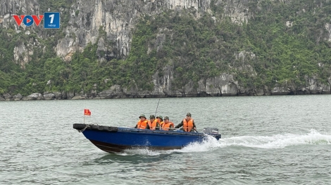 Bộ Chỉ huy quân sự tỉnh Quảng Ninh tuần tra 24/24h hàng ngày trên Vịnh Hạ Long