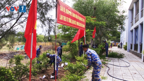 Tuổi trẻ Lữ đoàn 162 thực hiện “Ngày chủ nhật xanh”