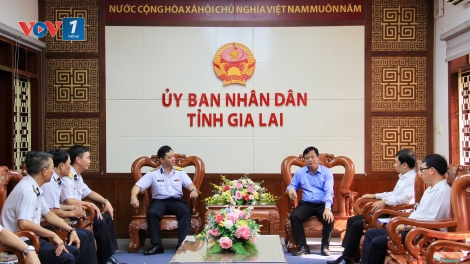 Đoàn công tác Vùng 3 thăm, làm việc với tỉnh Gia Lai và các đơn vị đóng quân trên địa bàn