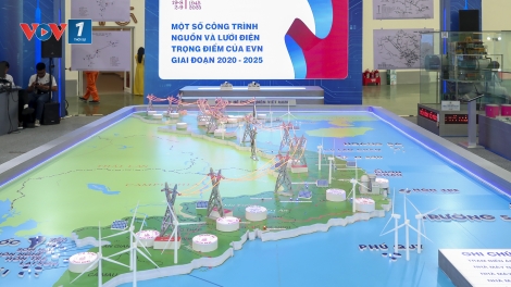Ấn tượng “Sa bàn hệ thống điện Quốc gia” tại Triển lãm kỷ niệm 80 năm Quốc khánh