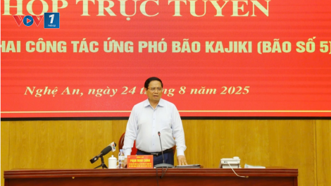Thời sự 21h30 24/8/2025: Thủ tướng Chính phủ chỉ đạo ứng phó bão số 5