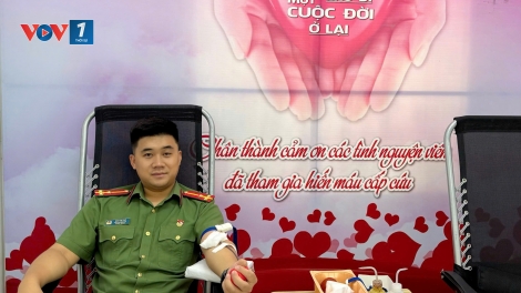 Cao Bằng: Thượng úy Công an kịp thời hiến máu cứu người bệnh qua cơn nguy kịch