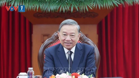 Tổng Bí thư Tô Lâm điện đàm với Chủ tịch Đảng Nhân dân Campuchia Hun Sen
