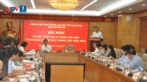 Ban Chỉ đạo 35 Đảng ủy MTTQ, các đoàn thể Trung ương triển khai nhiệm vụ 6 tháng cuối năm